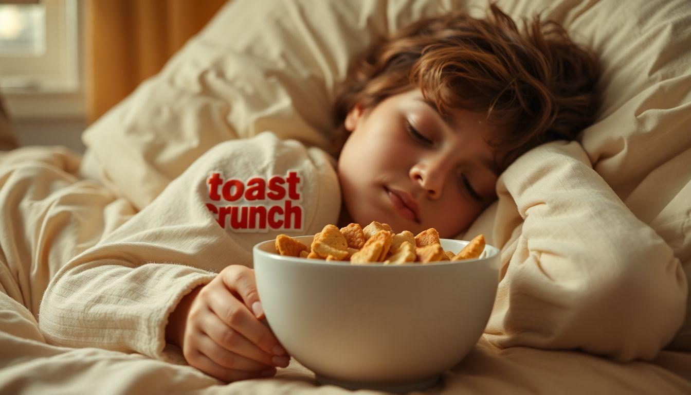 Cinnamon squares provide the dense fuel needed for deep sleep