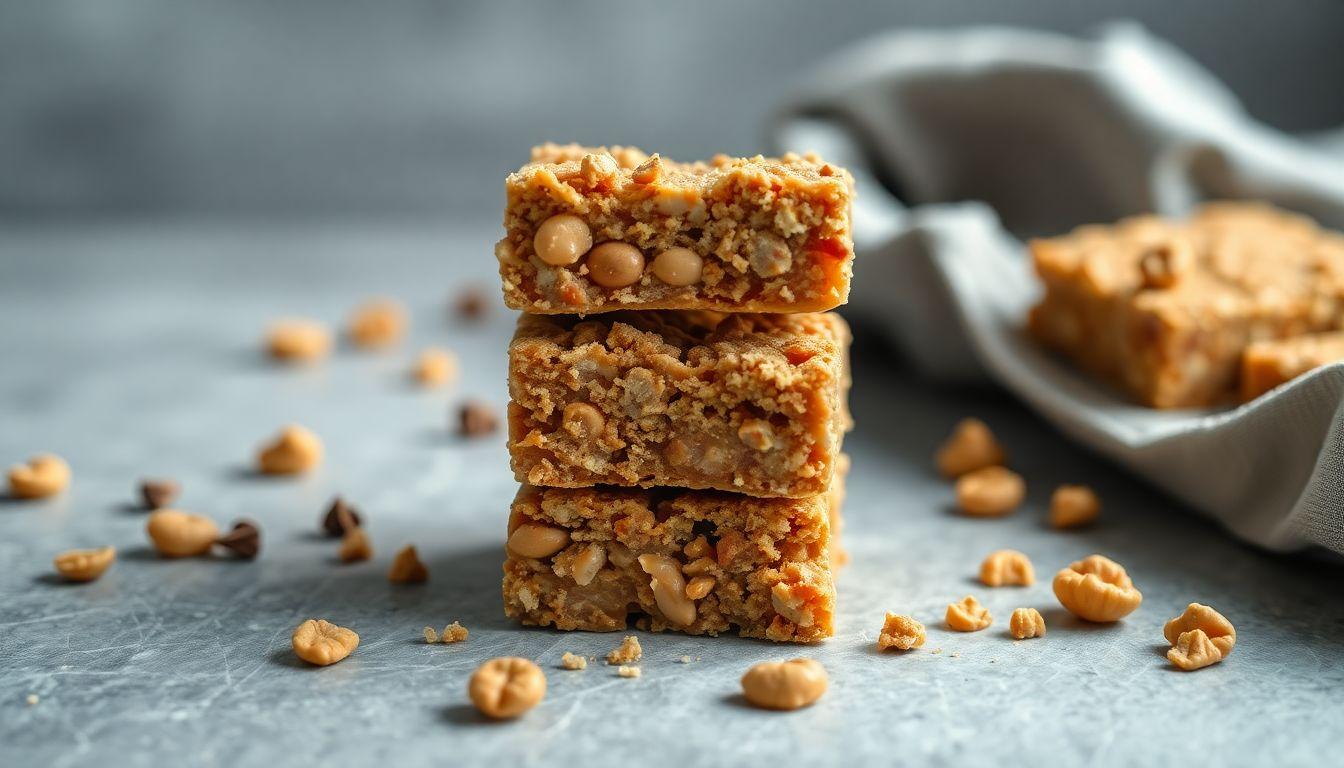 Crunchy peanut butter energy bars Gut Health Impact