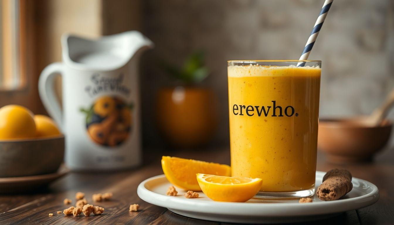 Erewhon Turmeric Crush Smoothie for a Happy Gut