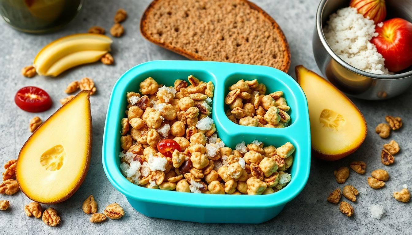Maple Sea Salt Granola for Lunchboxes