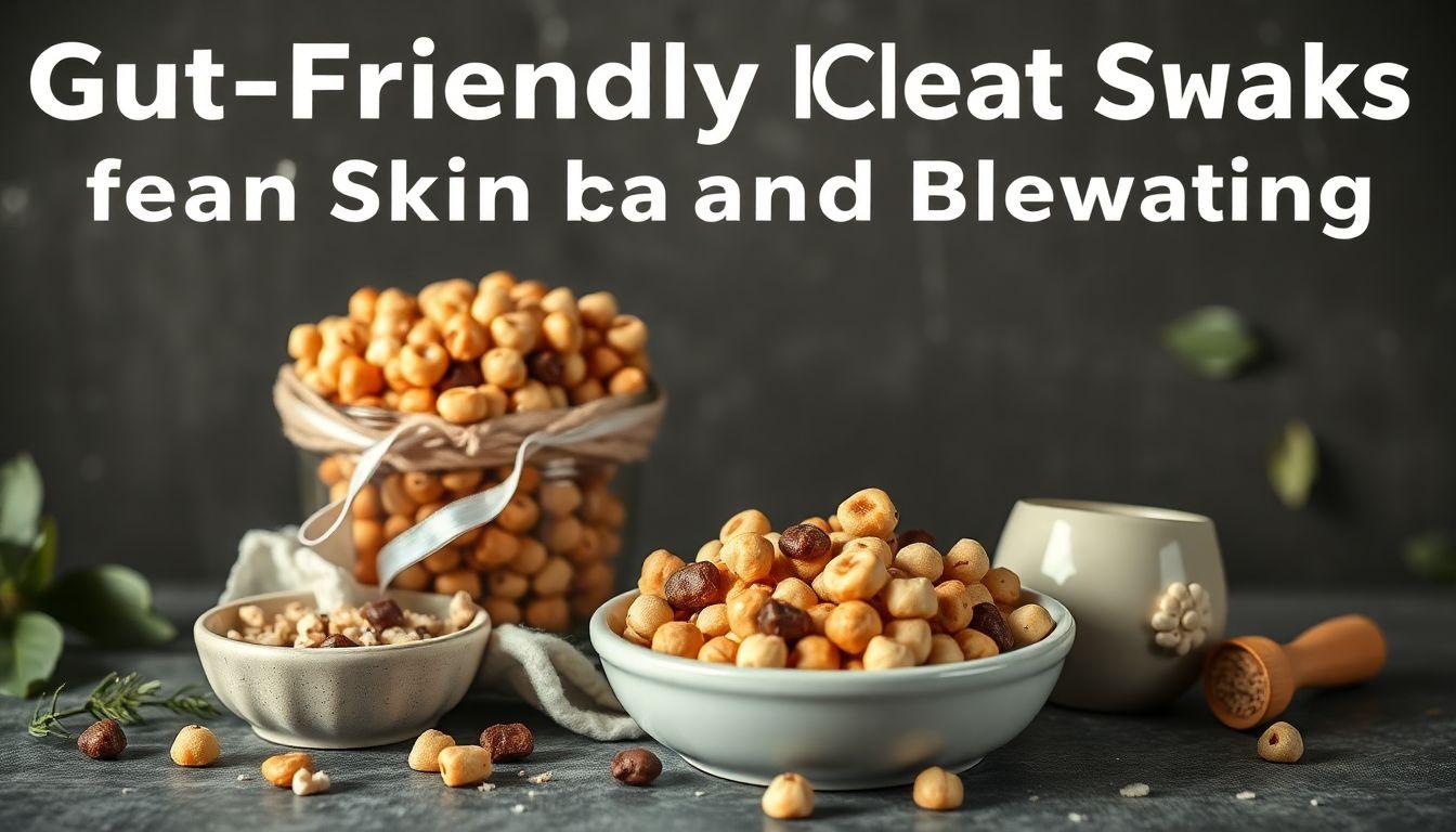 Gut-Friendly Snacks for Clear Skin and Bloating