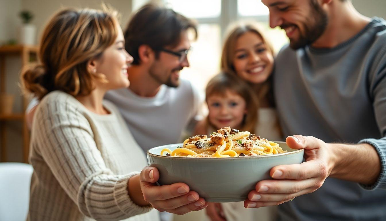 Bean pasta keeps the family full and my skin clear