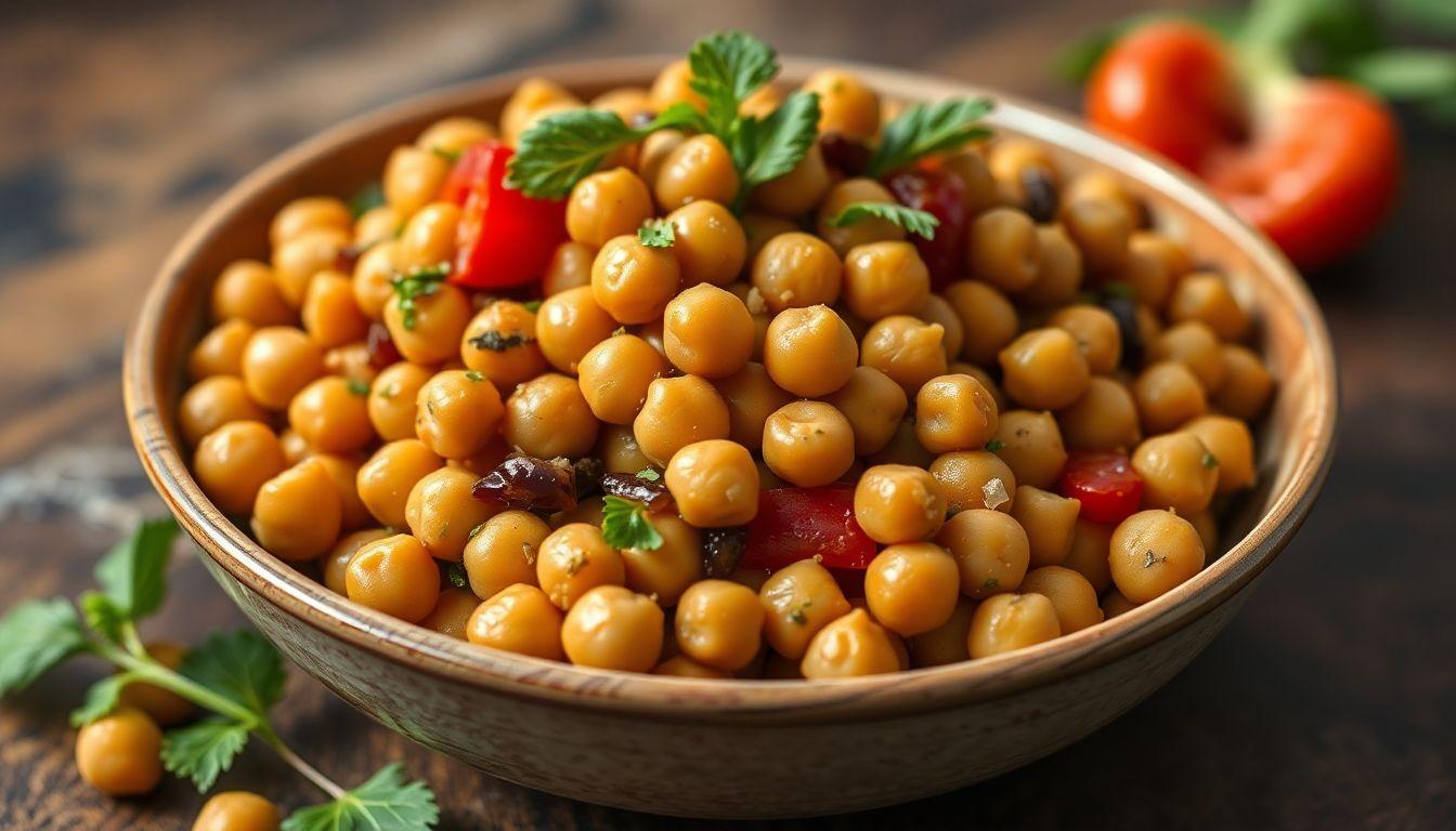 Garbanzos Chickpeas beat the pre-made salad bar every time