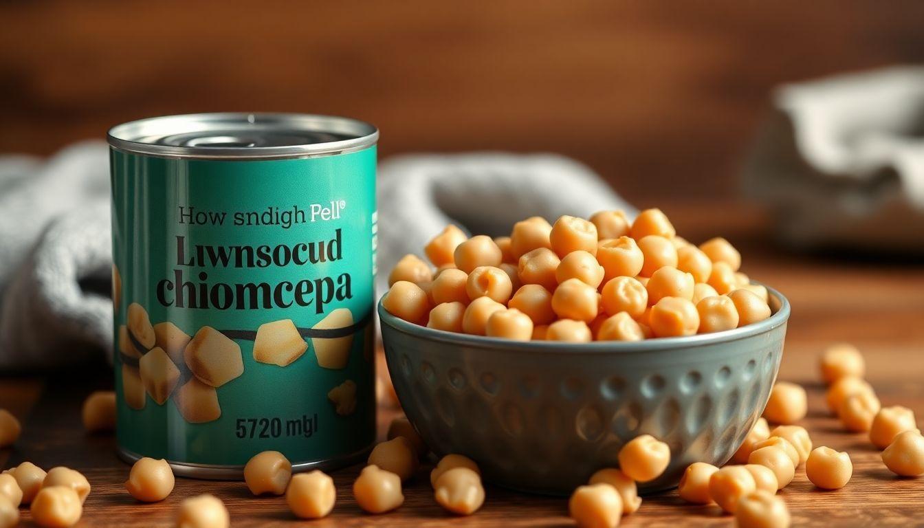 Keep your cortisol in check with a can of low sodium chickpeas