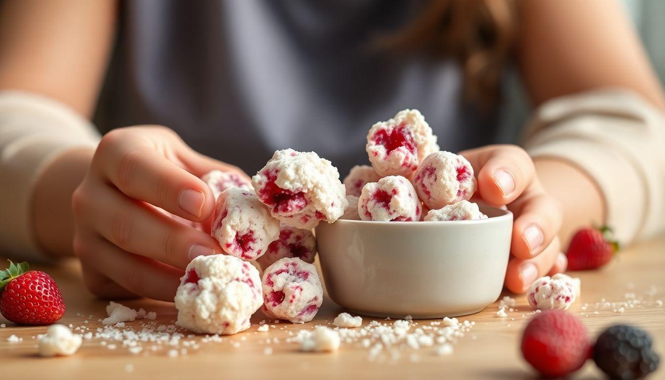 Muscle Gain Snack That Tastes Like Berry Dessert