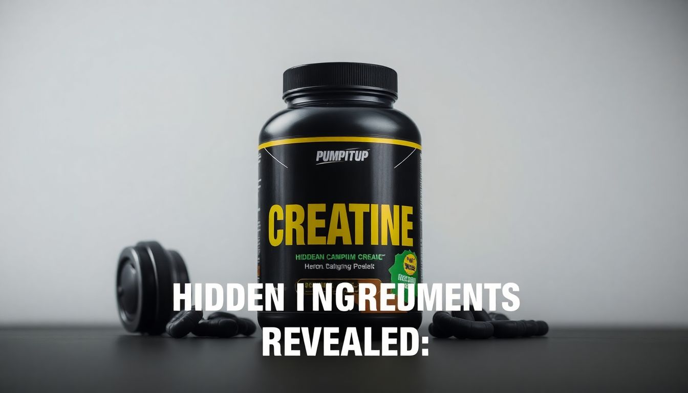Pump It Up Creatine Hidden Ingredients Revealed