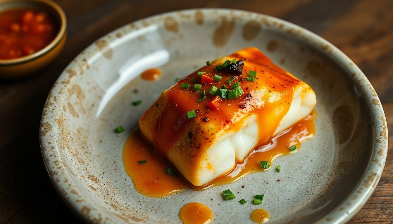 Searing a Wild Caught Cod Fillet takes less time than a delivery app