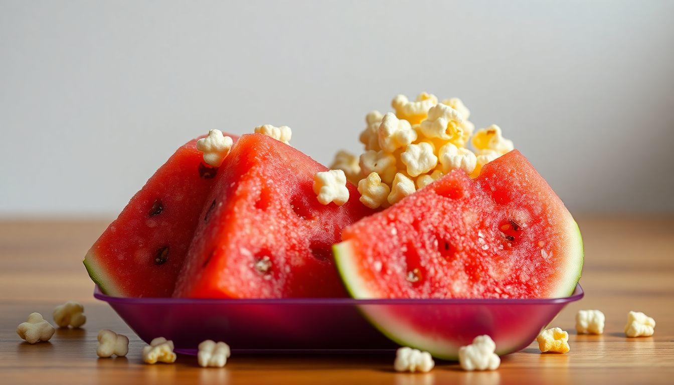 Watermelon Popcorn Rice Cake Chips Lunchbox Reality Check