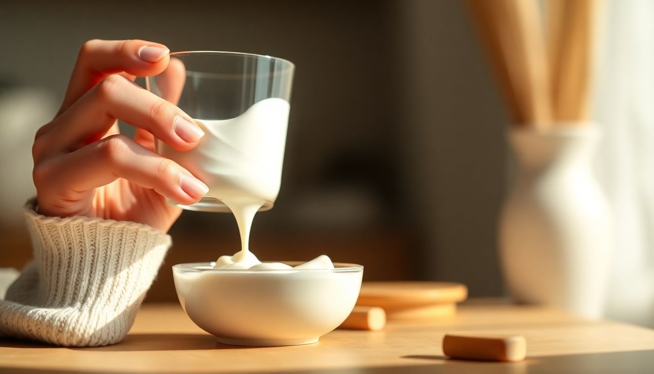 Plain high-fat Greek yogurt fuels your skin and your workday