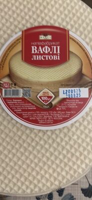 Вафлі листові