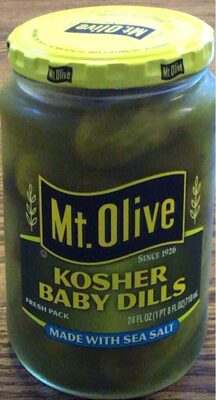 Kosher Baby Dills Made With Sea Salt
