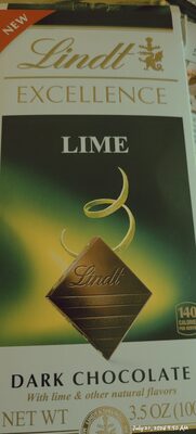 lindt dark chocolate with lime