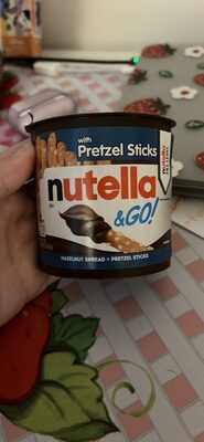nutella & GO! Hazelnut Spread + Pretzel Sticks