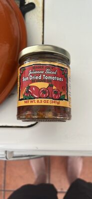 Julienne Sliced Sun Dried Tomatoes in Olive Oil