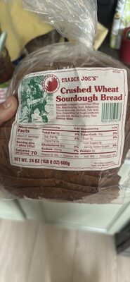 Crushed Wheat Sourdough Bread