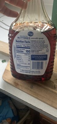 BUTTERED pancake syrup