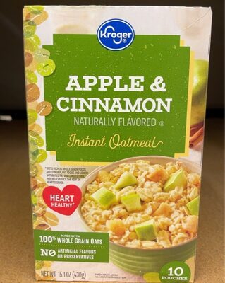 Apple & Cinnamon Naturally Flavored Instant Oatmeal