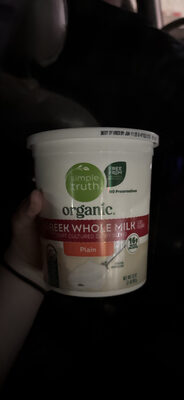 Organic Greek Whole Milk Plain