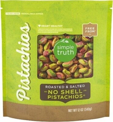 Roasted & salted no shell pistachios