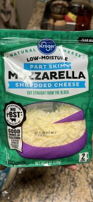 Low-Moisture Part Skim Mozzarella Shredded Cheese