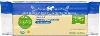 Sharp white cheddar cheese bar