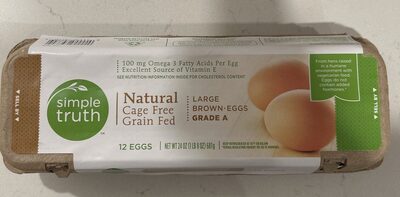 Natural cage free grade a large brown eggs