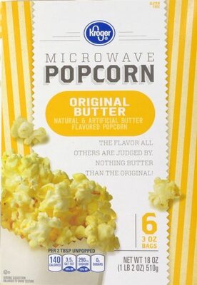 Microwave popcorn original butter