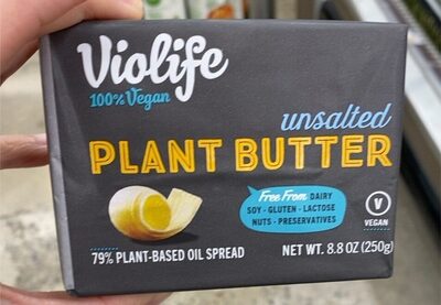Unsalted Plant Butter