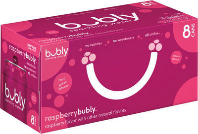 Raspberry sparkling water