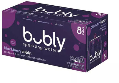 Blackberry sparkling water