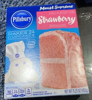 Strawberry premium cake mix