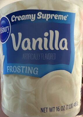 Creamy Supreme Vanilla Frosting