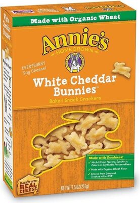 Boxes annies organic white cheddar bunnies