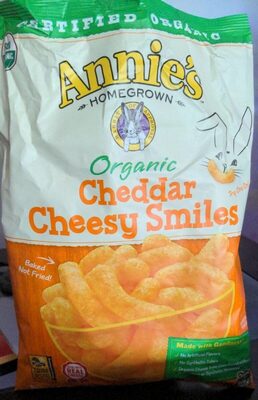 Annie's organic cheesy smiles