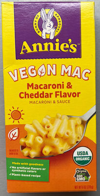 Organic Vegan Mac Cheddar Flavor