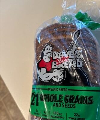 Dave's killer bread, organic rockin' rye bread