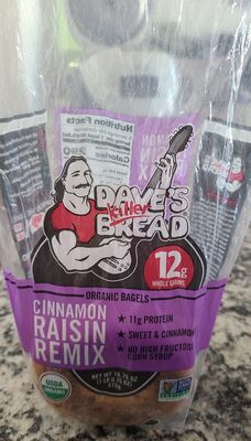 Cinnamon Raisin Remix Organic Bagels