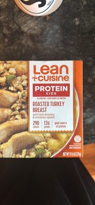 ROASTED TURKEY BREAST with herb dressing & cinnamon apples