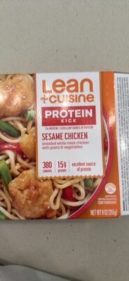 Sesame Chicken breaded white meat chicken with pasta & vegetables