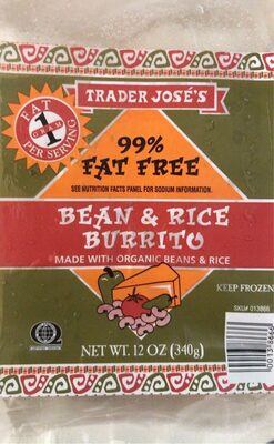 Bean & Rice Burrito