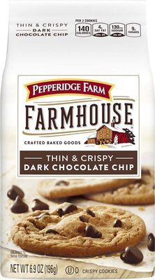 Farmhouse thin crispy dark chocolate chip cookies