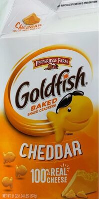 Goldfish Baked Snack Crackers, Cheddar