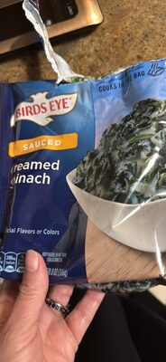 Sauced Creamed Spinach