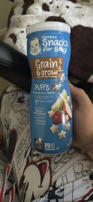 Grain & Grow Puffs Strawberry Apple