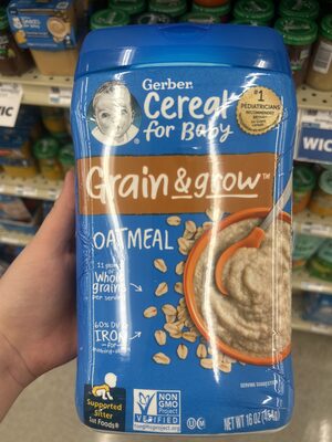 Oatmeal Single Grain Cereal (Supported Sitter) imp