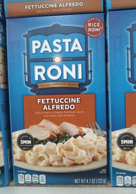Pasta Roni Fettuccine Alfredo 4.7 Ounce Paper Box