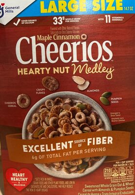 Maple Cinnamon Cheerios Heart Nut Medley
