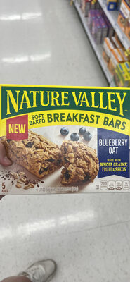 Soft Baked Breakfast Bars Blueberry Oat