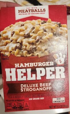 Deluxe Beef Stroganoff Hamburger Helper