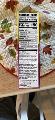 Trail Mix Chewy Granola Bars